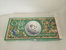 Cribb Golf Board Game of Cribbage and Golf 1998 READ  FREE SHIPPING