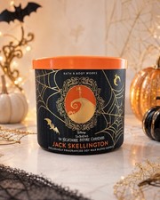 Bath  Body Works Nightmare Before Christmas Jack Skellington 3 Wick Candle 2026