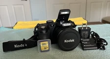 Kodak PIXPRO AZ421 16.0 MP 42x Zoom Digital Camera - Black - Bundle - 16GB SD