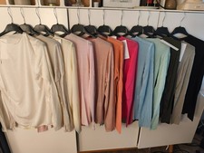 MADE IN ITALY ganz leichtes Kaschmirshirt Cashmere Uni Gr. 36 38 40 42  NEU