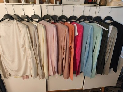 MADE IN ITALY ganz leichtes Kaschmirshirt Cashmere Uni Gr. 36 38 40 42  NEU