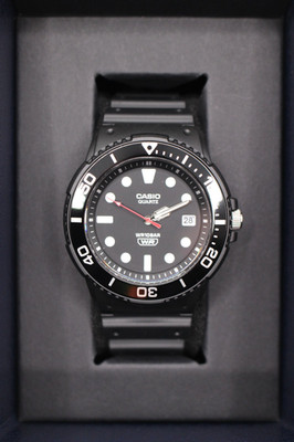 CASIO Collection MRW-240H-1E1JF Analog Rotating Black Bezel 10BAR Watch Japan