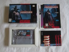 Nosferatu (SNES) Super Nintendo CIB 100% Complete + Poster SETA 1996 RARE