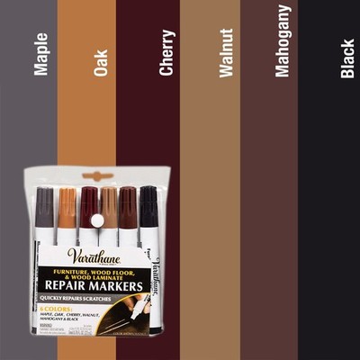 Warm, Wood Repair Markers-358159, 6 Colors