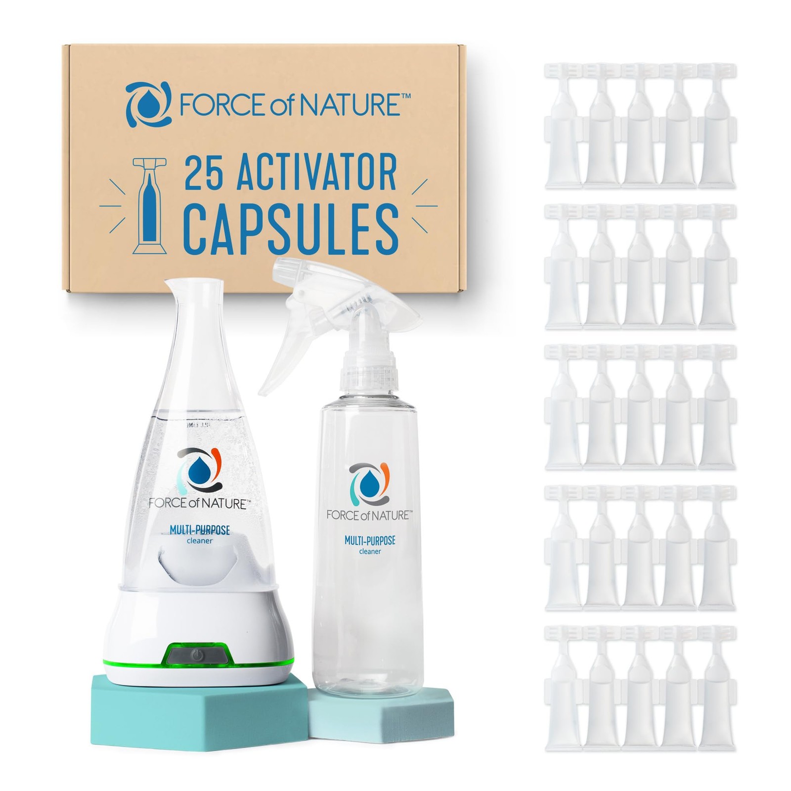 Force of Nature Cleaner and Deodorizer Appliance Value Bundle - 25 Refills | ...