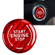 Per Cadillac XT4 XT6 CT5 per Chevrolet Corvette Rosso Pulsante Start-Stop Modanatura