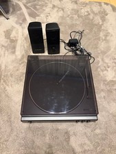 Audio-Technica AT-LP60X record player with speakers