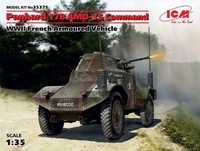 ICM 35375 1/35 Panhard 178 AMD-35 Command, Wwii FranzöSisches Panzerfahrzeug