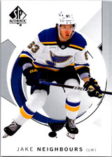 2024-25 SP Authentic Jake Neighbours #72 Blues Star NHL Card Trading TCG