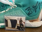 Eric Gordon Christmas Day Game Used Signed shoes Immaculate patch 10/49 NBA 1/1