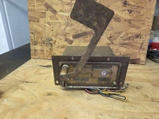 Vintage Taxi Cab Meter Rockwell Mfg Co Old Fare Box Ohmer Corp Rusty Untested 