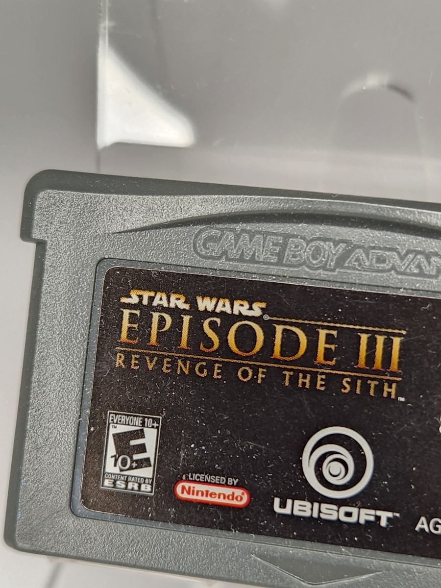 【GBA】star wars episode3 Star Wars Episode III Revenge of the Sith Nintendo Gameboy