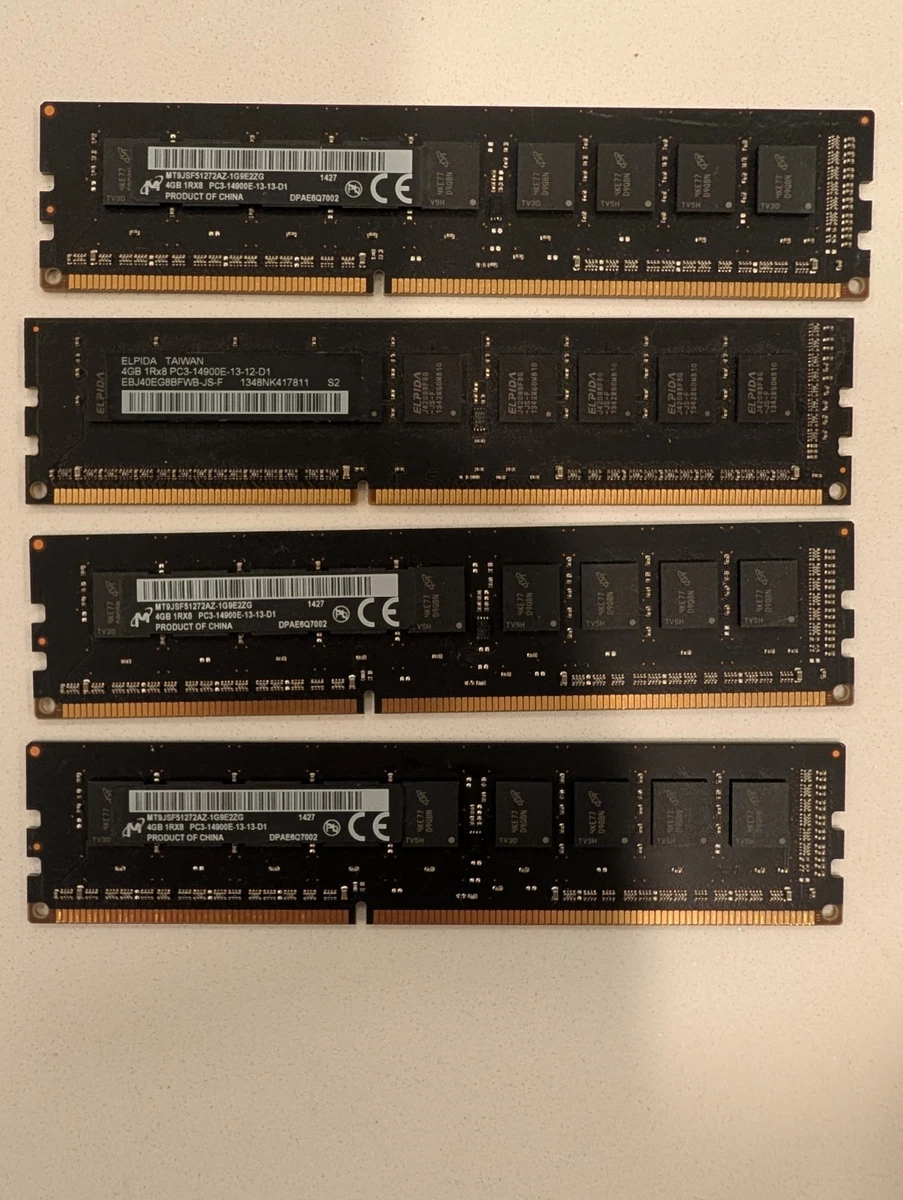Apple Computer PC3-14900 (DDR3-1866) Bus Speed Memory (RAM) for