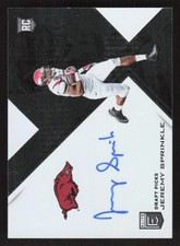 2017 PANINI ELITE DRAFT JEREMY SPRINKLE 170 DRAFT PICKS AUTOGRAPH RC ARKANSAS