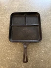 Vintage Wagner Ware Sidney O Cast Iron Bacon and Egg Breakfast Skillet 1101