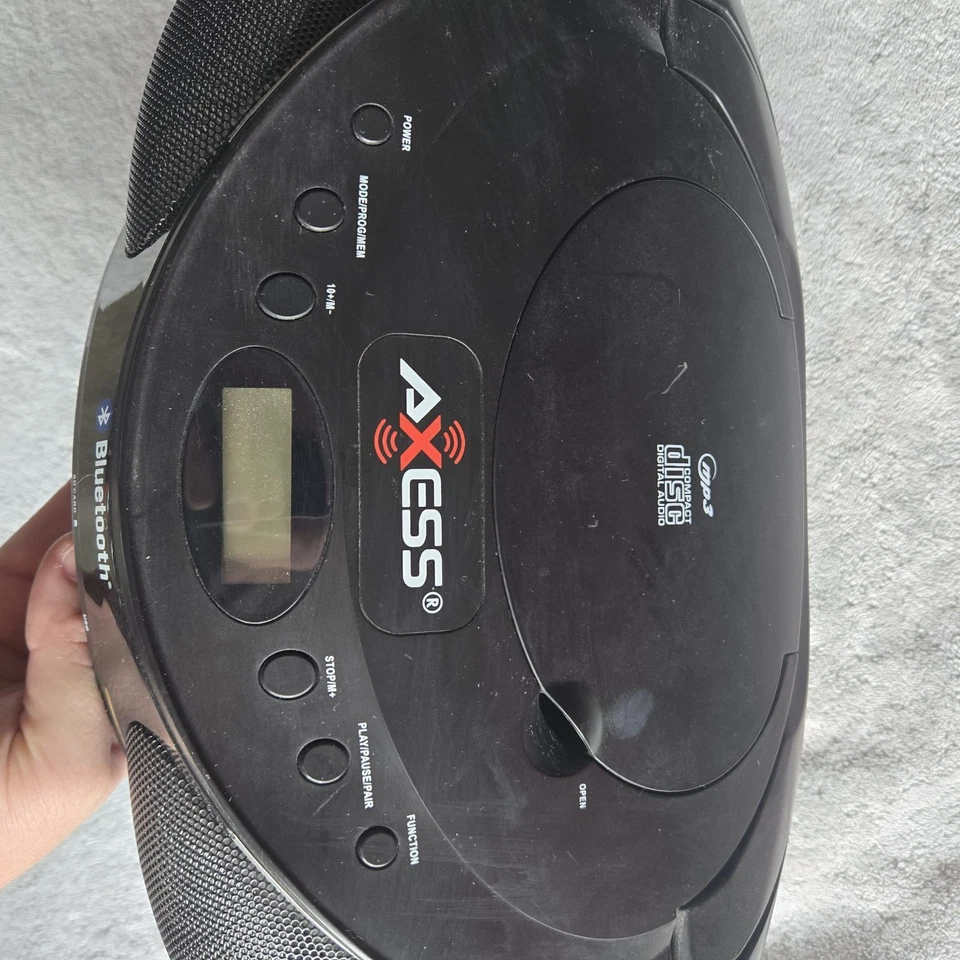 Axess PBBT2702: Thunder Blast Mp3Bluetooth portátil, USB, como cartão, entrada auxiliar, preto - Imagem 4 de 4