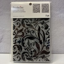 Recollections Two 2 Embossing Folders   Flourish - A2 771726
