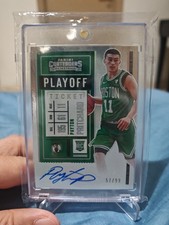 2020-21 Panini Contenders Payton Pritchard ON CARD ROOKIE AUTO #57/99
