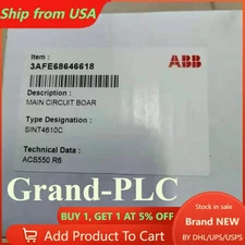 3AFE68646618 ABB SINT4610C Circuit Board Brand New in Box!SINT-4610C