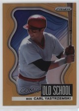 2022 Panini Prizm Old School Neon Orange 40/100 Carl Yastrzemski #OS-8 HOF 1e6r