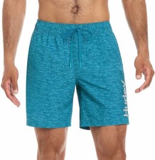 Hurley Mens Lightweight Volley Swim Short Trunk XL Green Stripe New 165665
