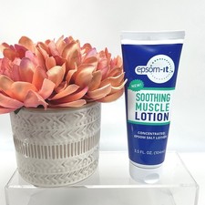 Epsom-it Soothing Muscle Lotion Concentrated Epsom Salt Lotion 3.5 FL OZ NEW