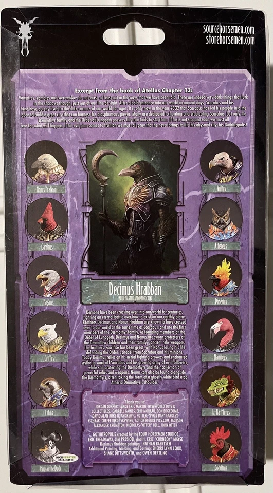 Figura FourHoremen Gothitropolis Legiones Minotauro el Pato NUEVA Exclusiva Foto 2 de 2