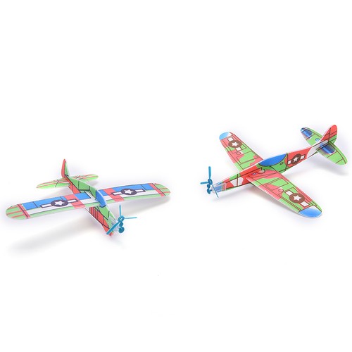 12X/Set Foam Glider Prop Flying Gliders Plane Aeroplane Children DIY Toys Po.bf - Picture 4 of 7