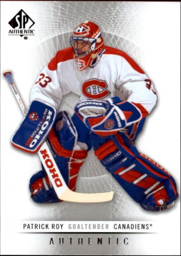Patrick Roy #65 card