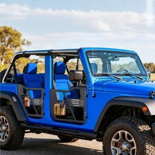 4pcs Front Rear Tube Half Doors For 2018-2026 Jeep Wrangler Jl Gladiator Jt 4 Dr