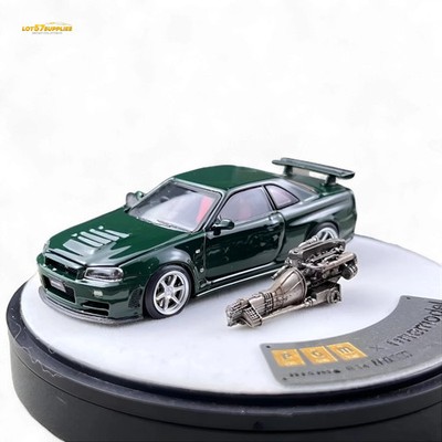 PGM Nissan GTR R34 Z-TUNE - British Green 1:64 Luxury Box 1:64 | eBay