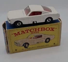MATCHBOX LESNEY 8e FORD MUSTANG IN ORIGINAL BOX 1966 WHITE Good Condition