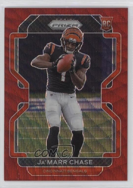 2021 Panini Prizm Rookie Red Wave Prizm 138/149 Ja'Marr Chase #337 1rr7