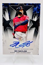 2025 Topps Series 2 #BSA2-BN Bo Naylor Baseball Stars Autographs (AU) Cleveland