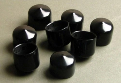Eight Vinyl Caps-Fits 7/8" to 15/16"-3/4" Inside Height VC-875-75-BX8