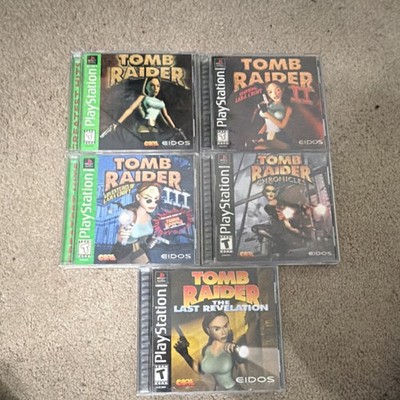 Tomb Raider Collection 1-5 collectible PlayStation 1 Action Adventure T-Teen.
