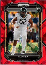 2023 Panini Prizm Draft Picks #184 Siaki Ika Prizms Red Ice