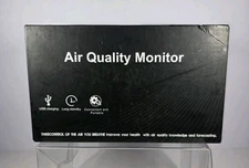 DM605 10-in-1 Air Quality Monitor Indoor Portable USB With Charger And Manual