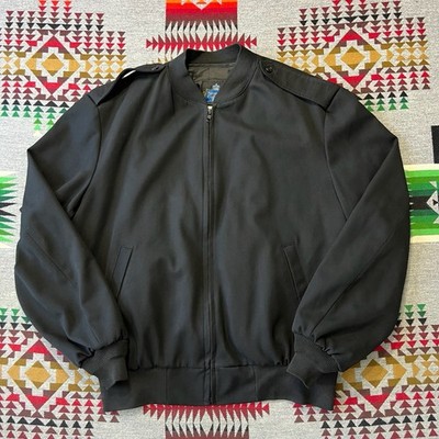 Neptune Garment Co Jacket Mens 48 Black Wool Blend Thinsulate Zip A9
