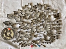 Huge Lot Fondant Cut Outs, Cake Decorating Cutting Tools, Cookie Cutters