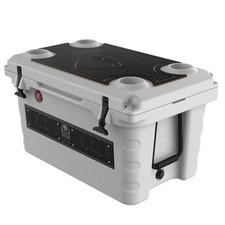 Wet Sounds Gray Stealth SHIVR55 Cooler Audio Speaker System-Black over Whiskey