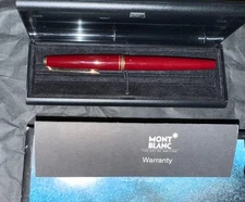 MONTBLANC~ 221PR~ Burgundy, Model 36 501 14K 585  Fountain Pen