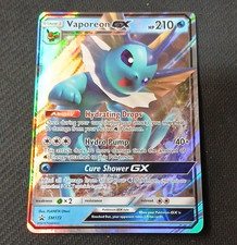 The Pokémon Company Pokémon TCG Vaporeon GX SM172 Holo Promo EN 2017 HP 210 on eBay