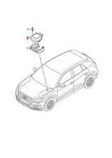 Genuine Control Unit For Cornering Light And Headlight Range Ctrl 7P6907357EZ00