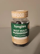 Fungies Best Multi Mushroom Gummies Superfood Supplement Mixed Berry 30 Count