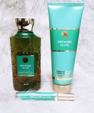 Pistachio Glaze Bath & Body Works MINI PERFUME SPRAY Travel Size,Body Wash,Cream