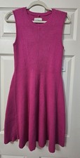 Women's Nine West Pink Sleeveless Sweater Dress Size L