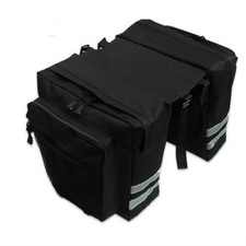 Bike Bicycle Rear Rack Pannier Bags Back Waterproof Seat Box Saddle Carry Bag AU
