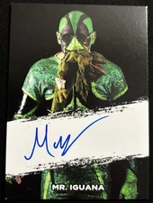 Mr. Iguana Psycho Clown auto card lot Wwe AAA wrestling lucha libre