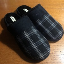 Dearfoams Slippers Plaid Black